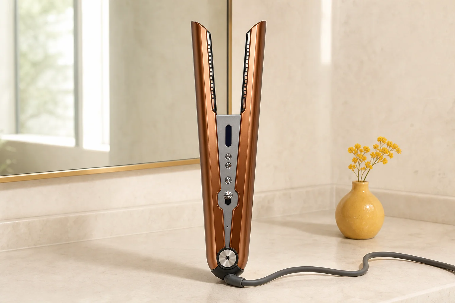 Dyson HS07 BCBNの設置まわりを確認するイメージ