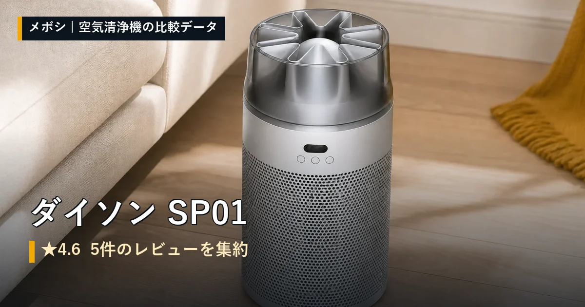 ダイソン SP01のレビューデータまとめ