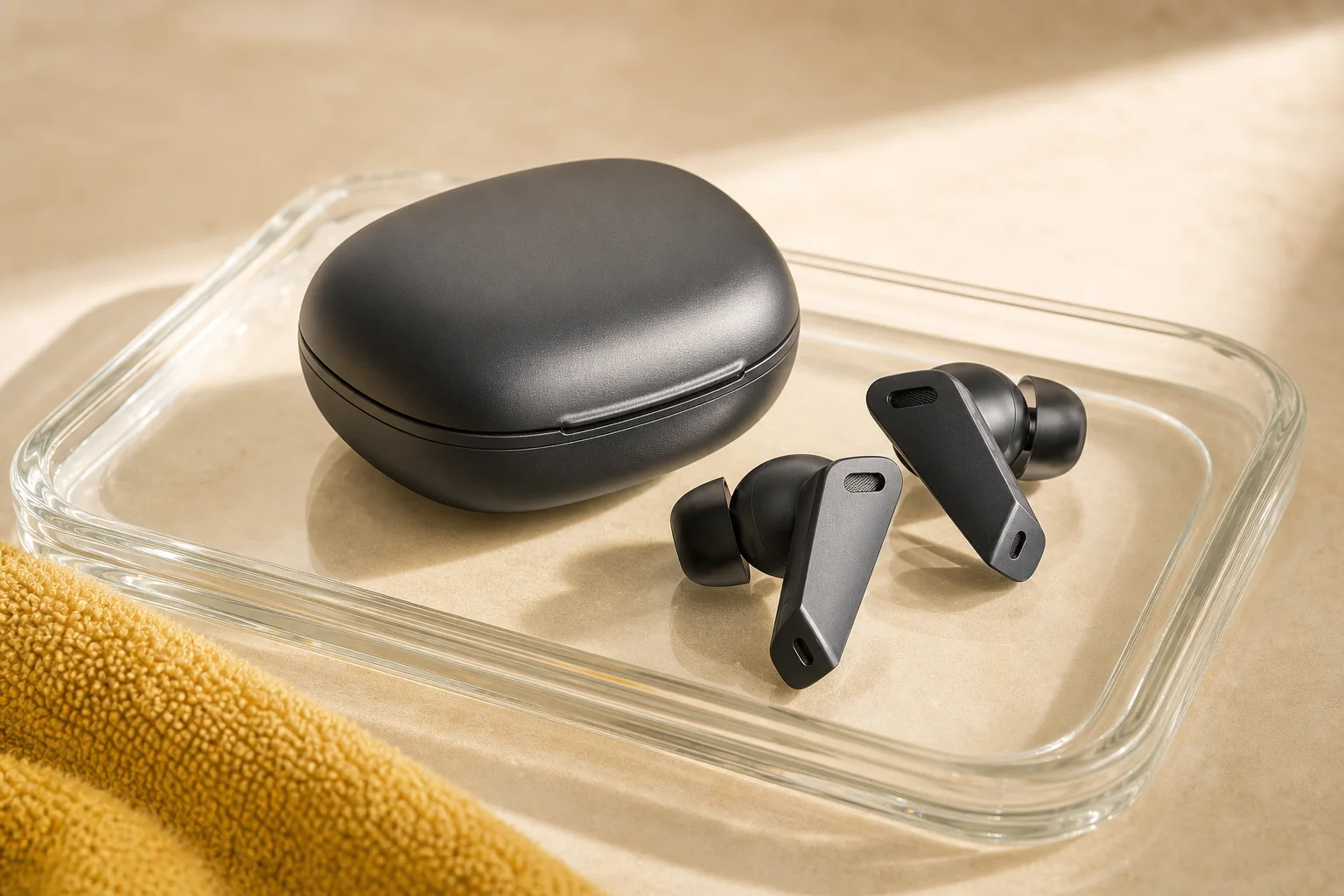 EarFun EarFun Air Proの設置まわりを確認するイメージ