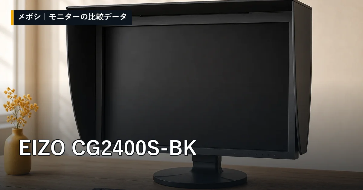 EIZO CG2400S-BKのレビューデータまとめ