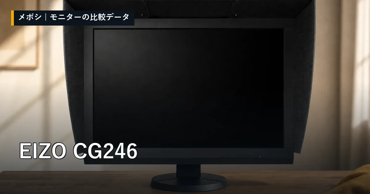 EIZO CG246のレビューデータまとめ