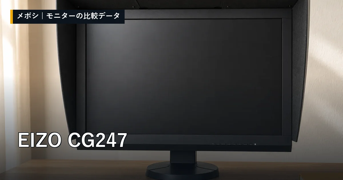 EIZO CG247のレビューデータまとめ