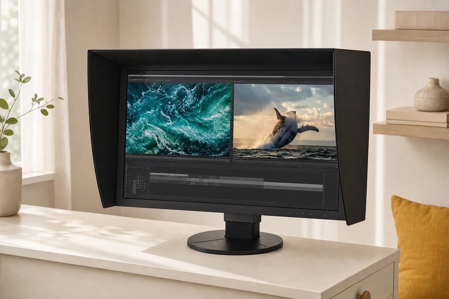 EIZO CG2700S-BKを暮らしの中で使うイメージ
