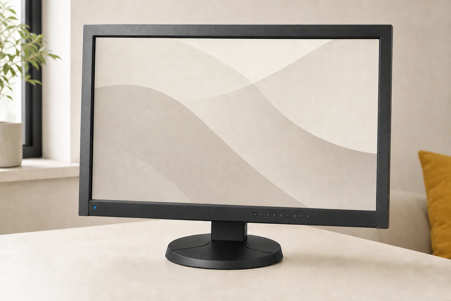 EIZO CG275Wの設置まわりを確認するイメージ