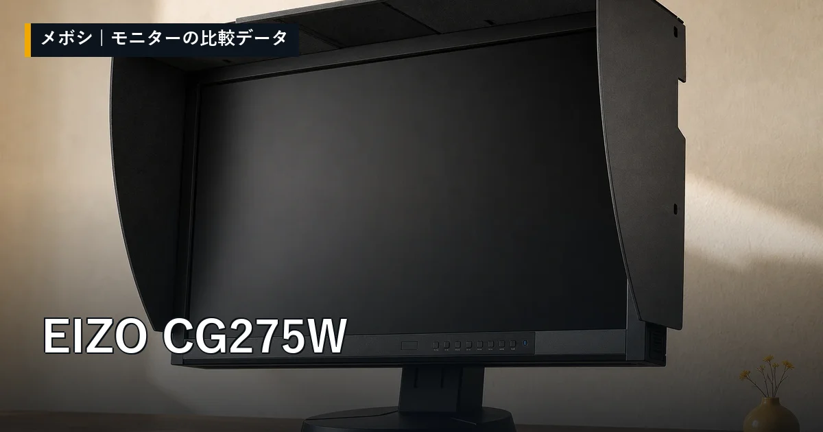 EIZO CG275Wのレビューデータまとめ