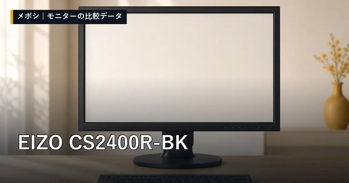 EIZO CS2400R-BKのレビューデータまとめ