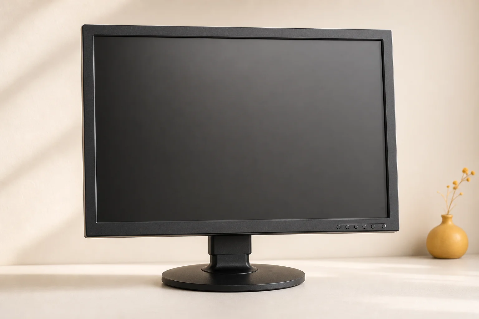 EIZO CS2410-BKの設置まわりを確認するイメージ