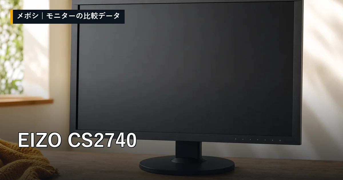 EIZO CS2740のレビューデータまとめ