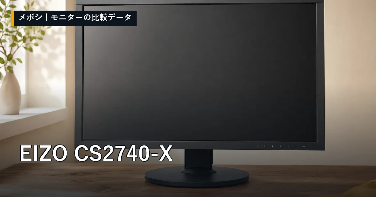EIZO CS2740-Xのレビューデータまとめ