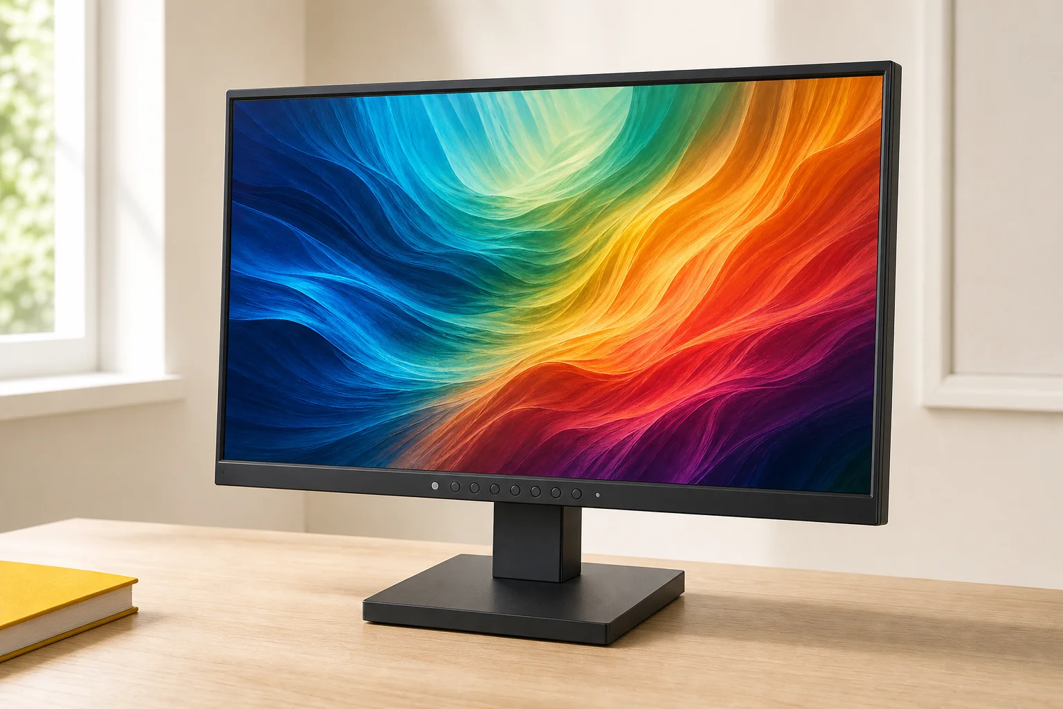 EIZO EV2130-HDの設置まわりを確認するイメージ