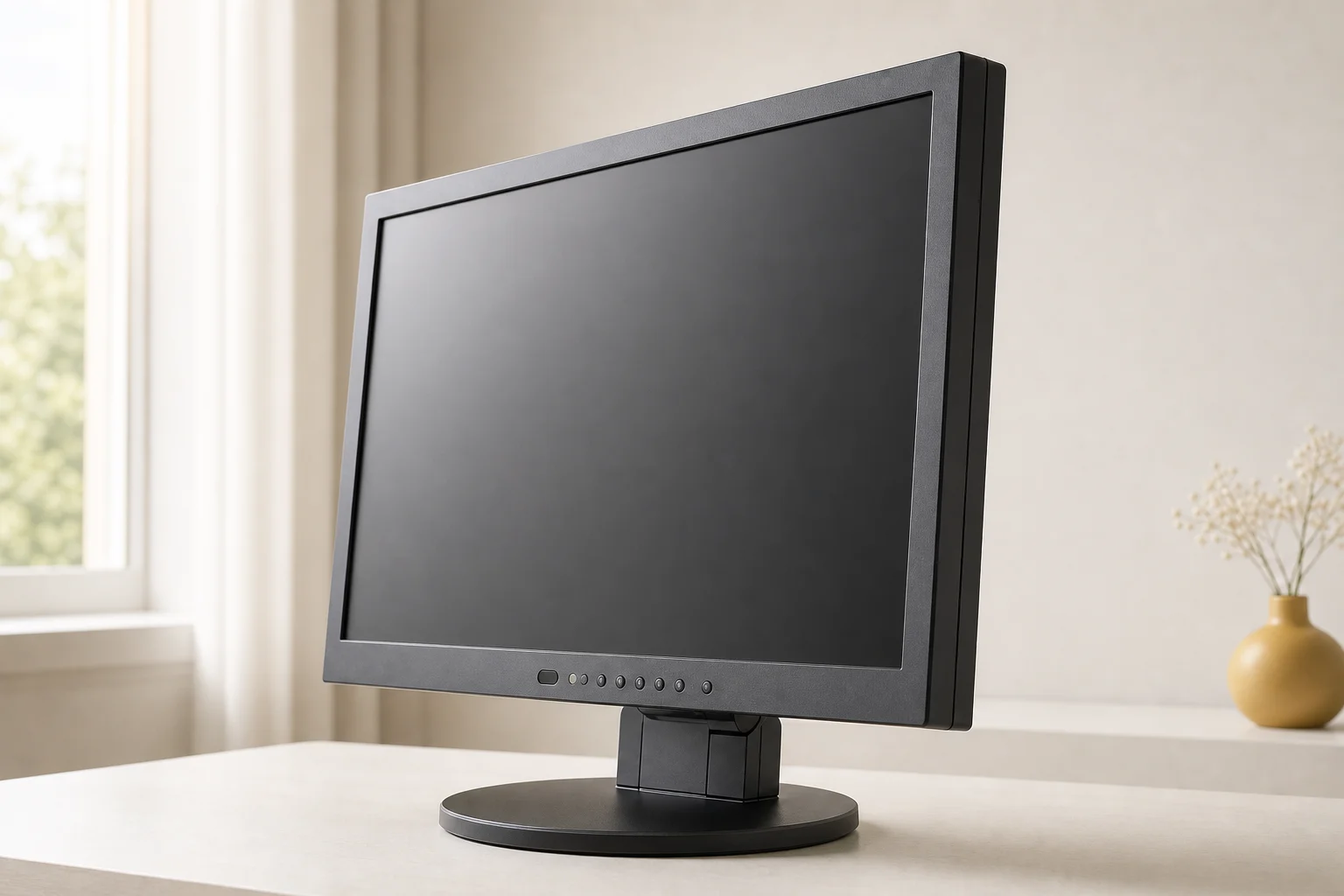 EIZO EV2333W-Hの設置まわりを確認するイメージ