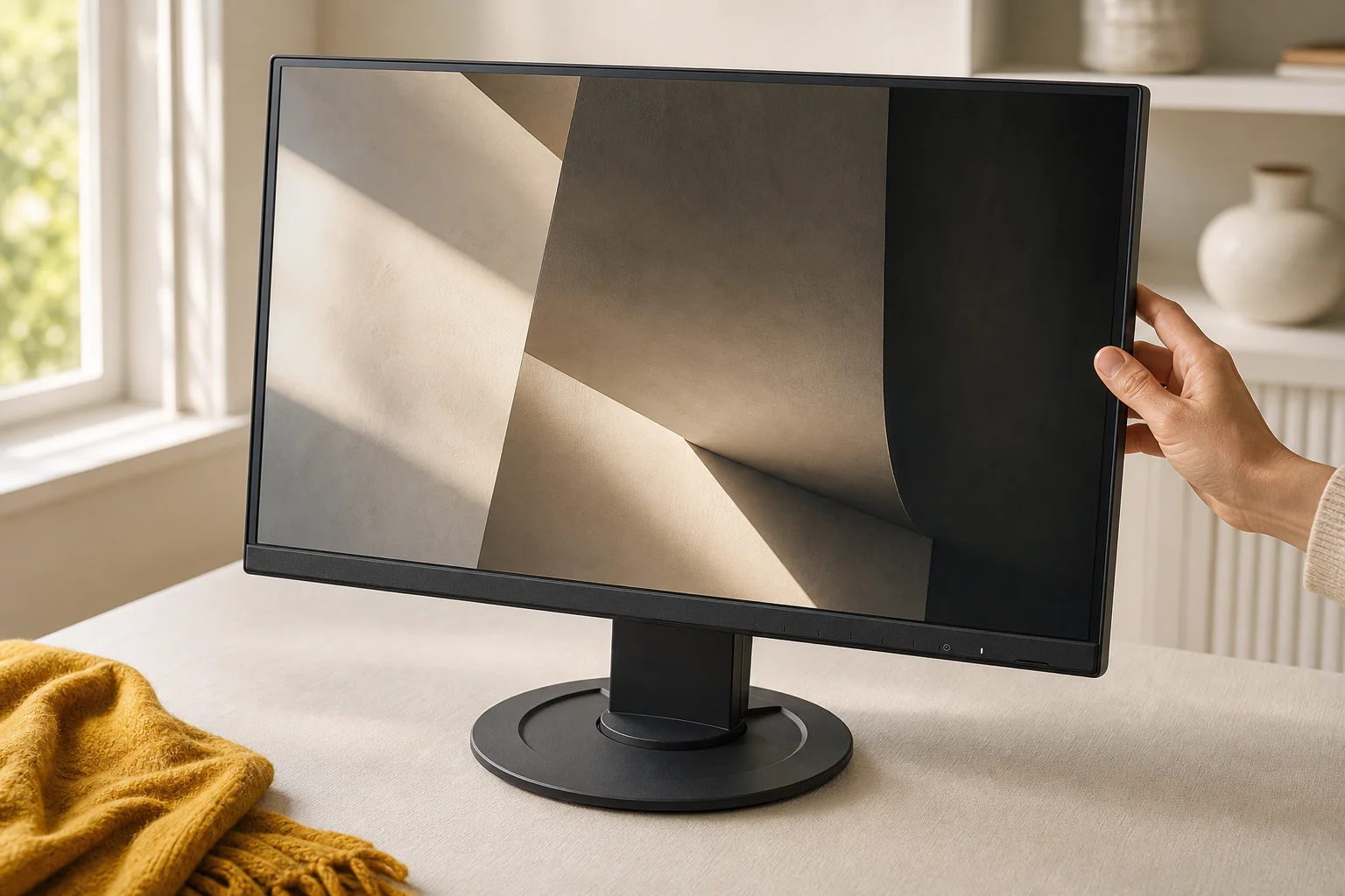 EIZO EV2460を暮らしの中で使うイメージ