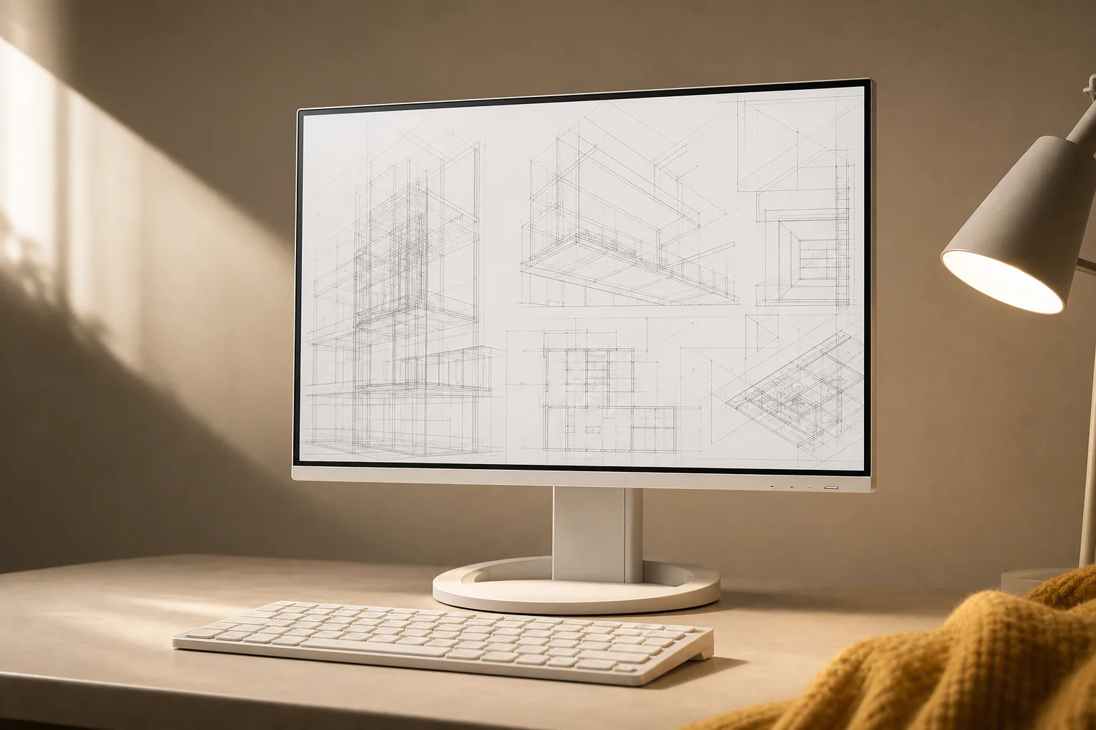 EIZO EV2485の設置まわりを確認するイメージ