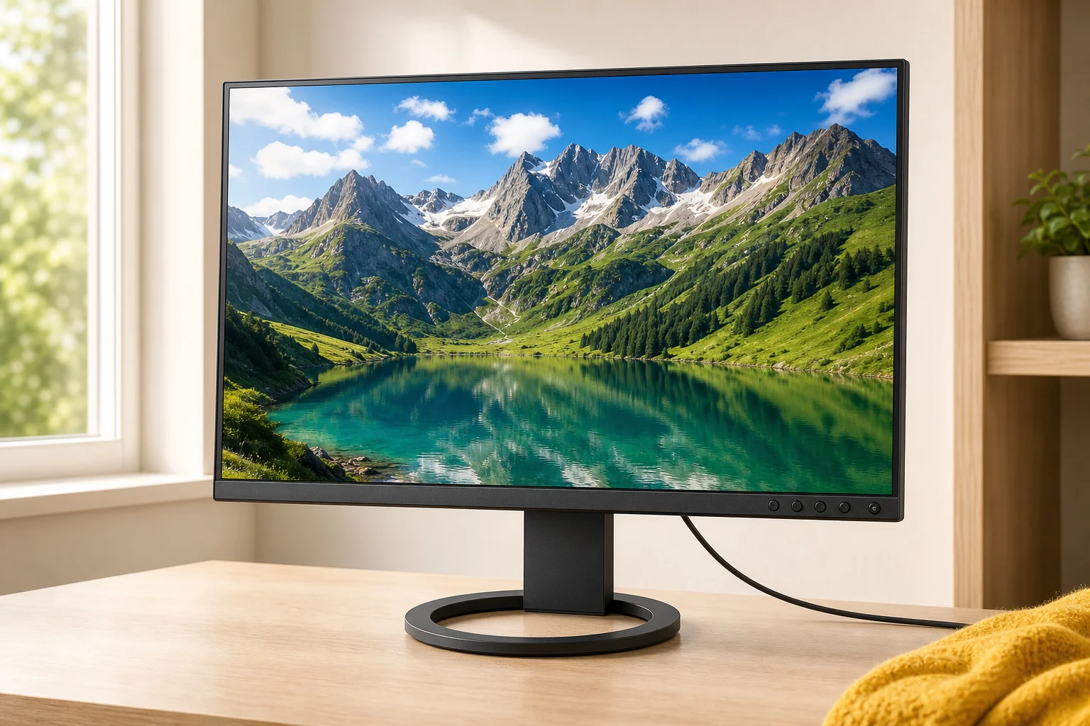 EIZO EV2490を暮らしの中で使うイメージ