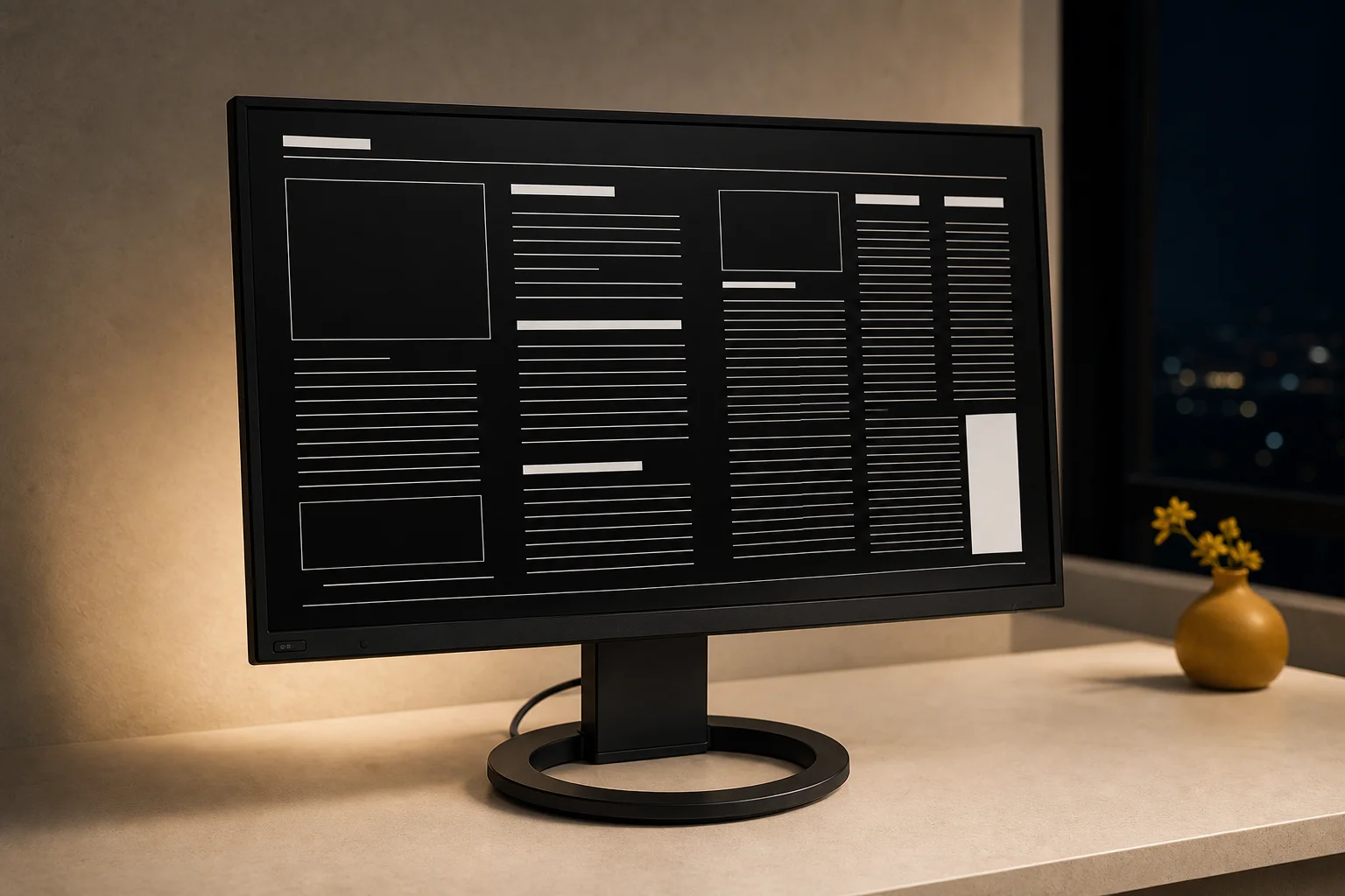 EIZO EV2720Sを暮らしの中で使うイメージ