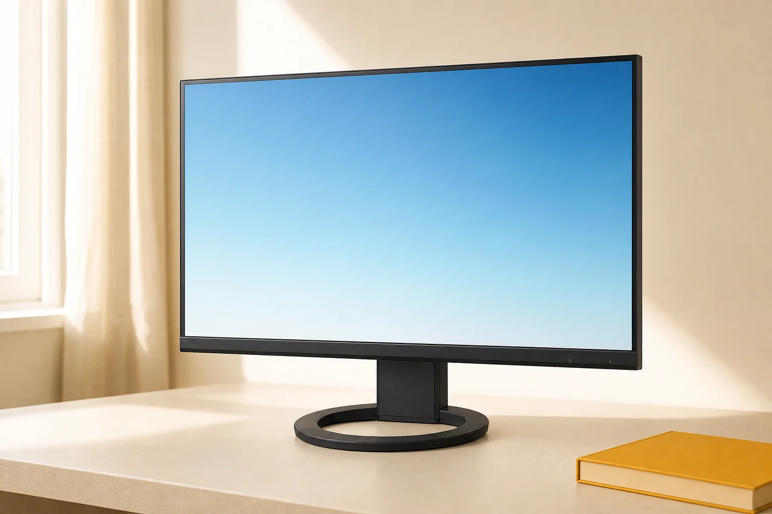EIZO EV2720Sの設置まわりを確認するイメージ