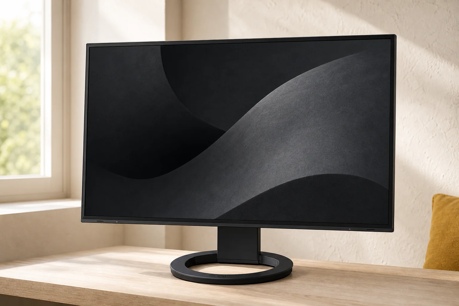EIZO EV2781の設置まわりを確認するイメージ