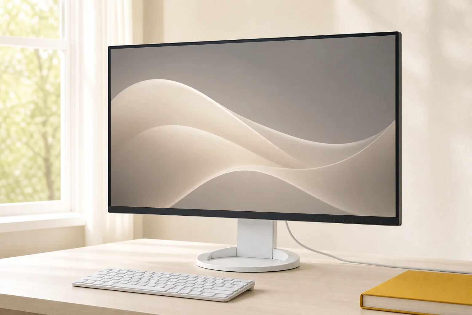 EIZO EV2795の設置まわりを確認するイメージ
