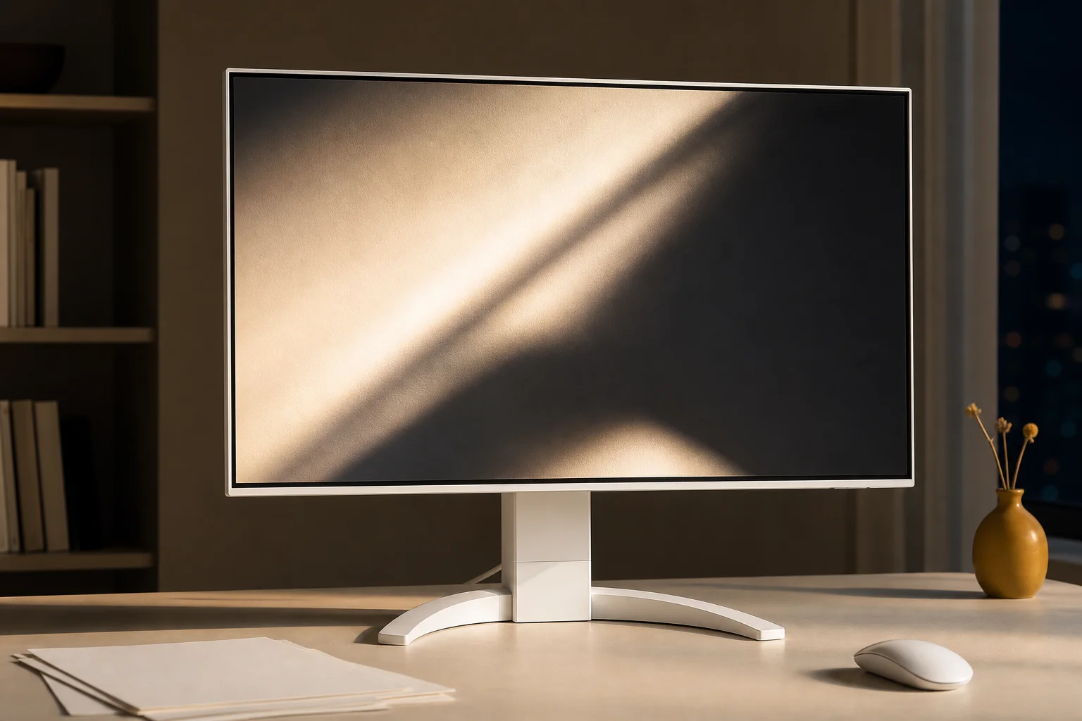 EIZO EV3240Xの設置まわりを確認するイメージ