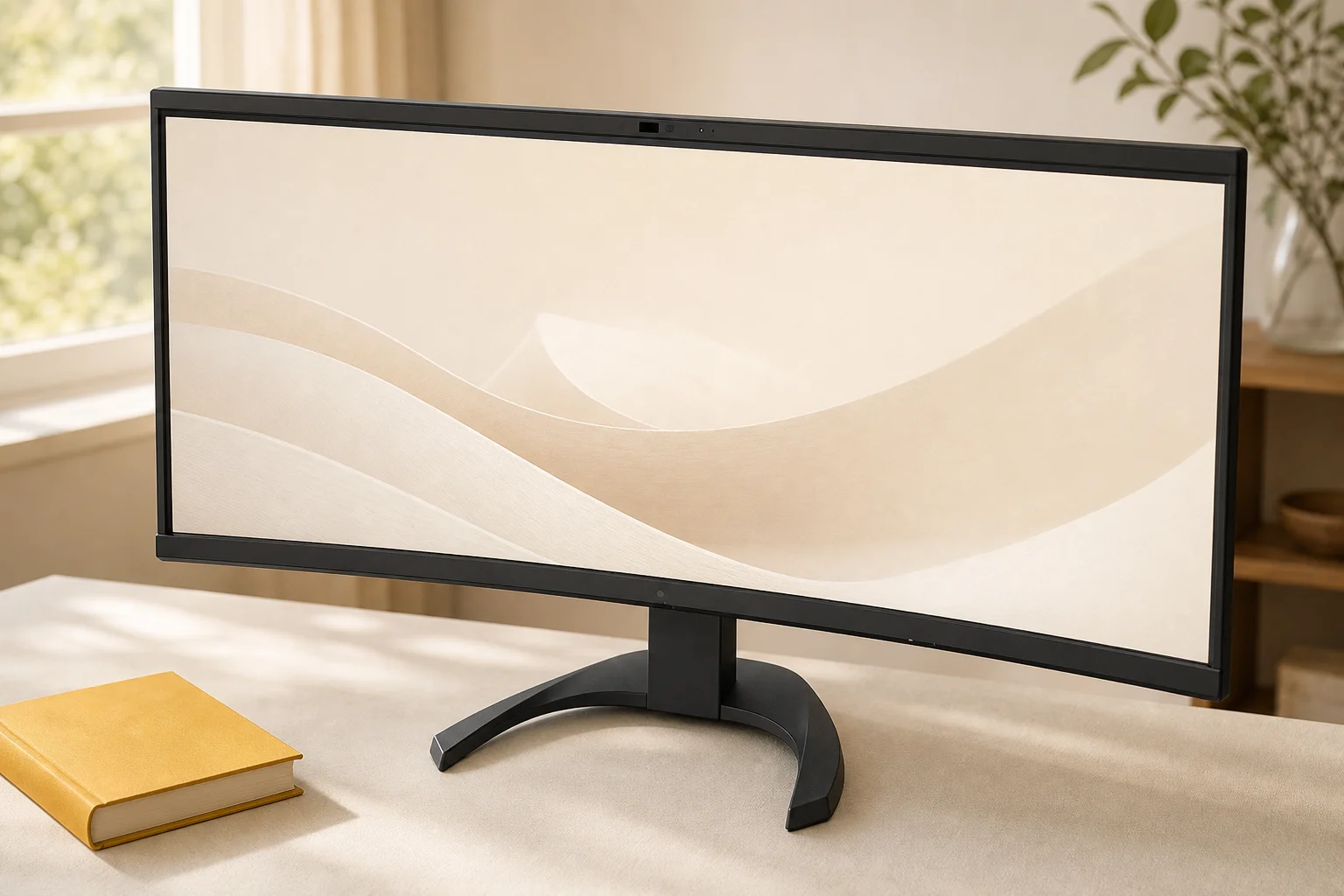 EIZO EV3450XCを暮らしの中で使うイメージ