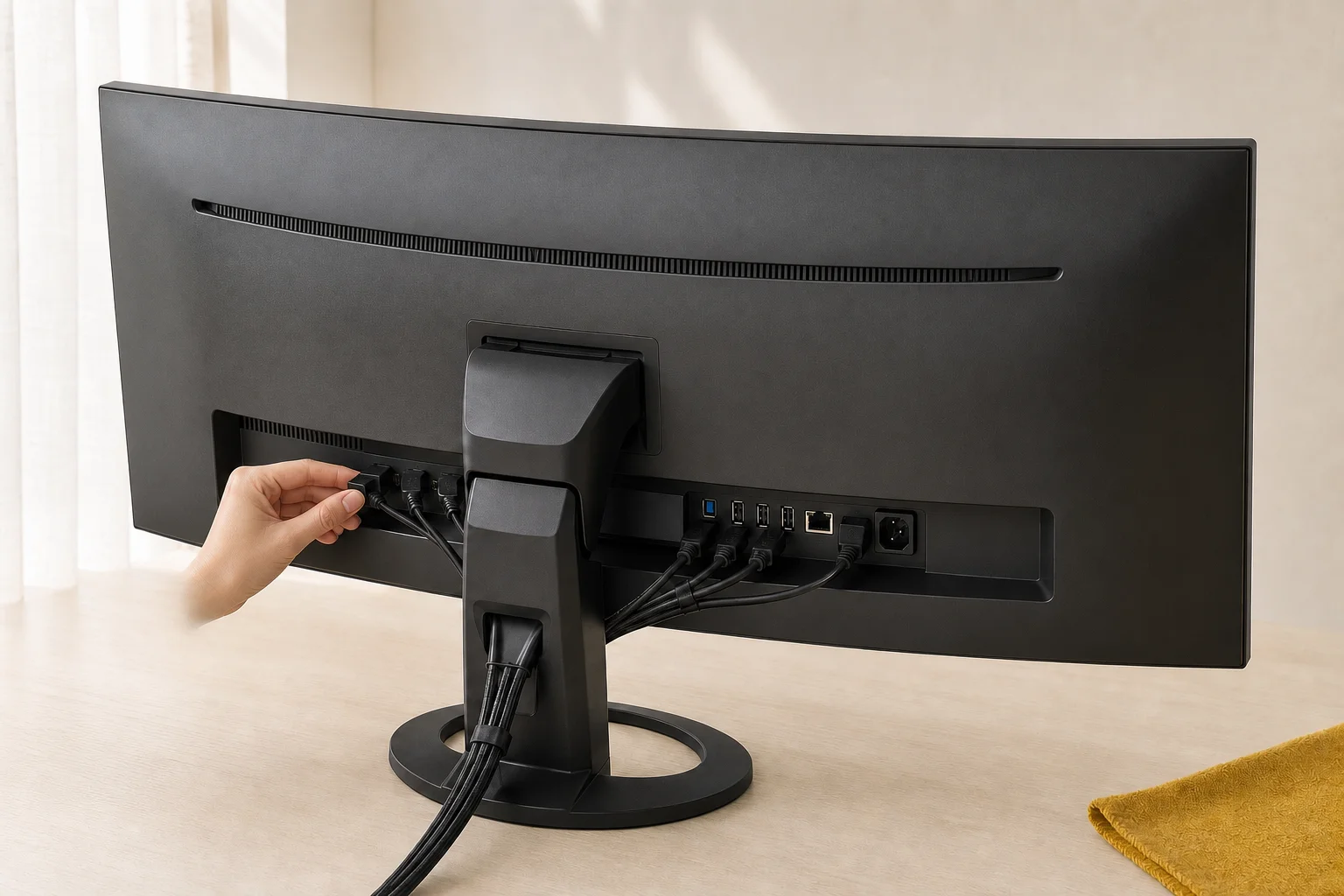 EIZO EV3895を暮らしの中で使うイメージ