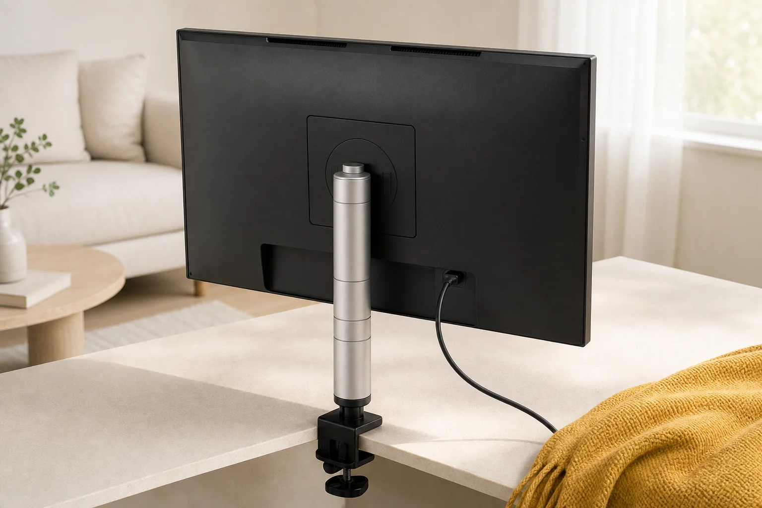 EIZO FLT-BKの設置まわりを確認するイメージ