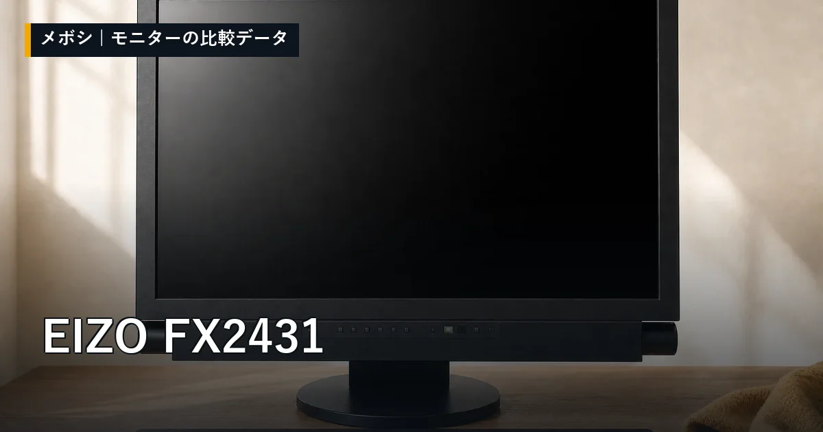 EIZO FX2431のレビューデータまとめ