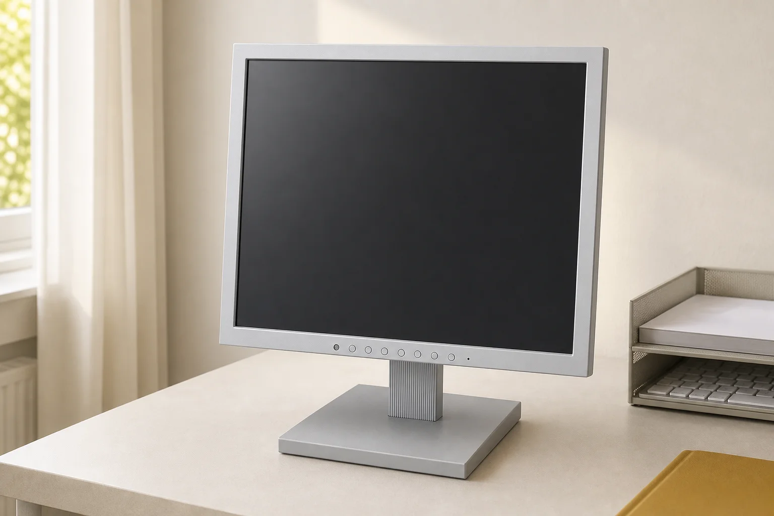 EIZO S1734の設置まわりを確認するイメージ