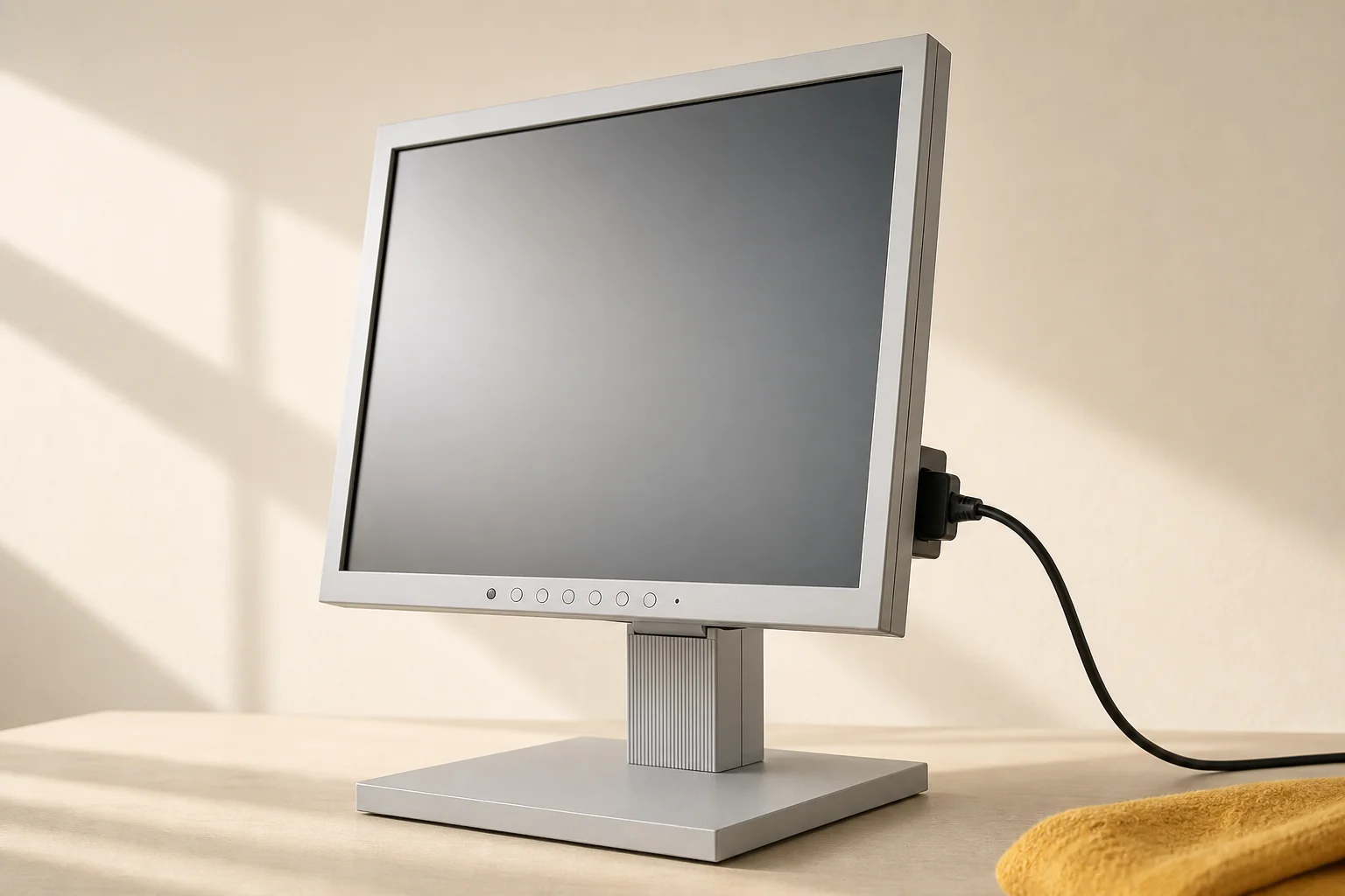 EIZO S1734-Tの設置まわりを確認するイメージ