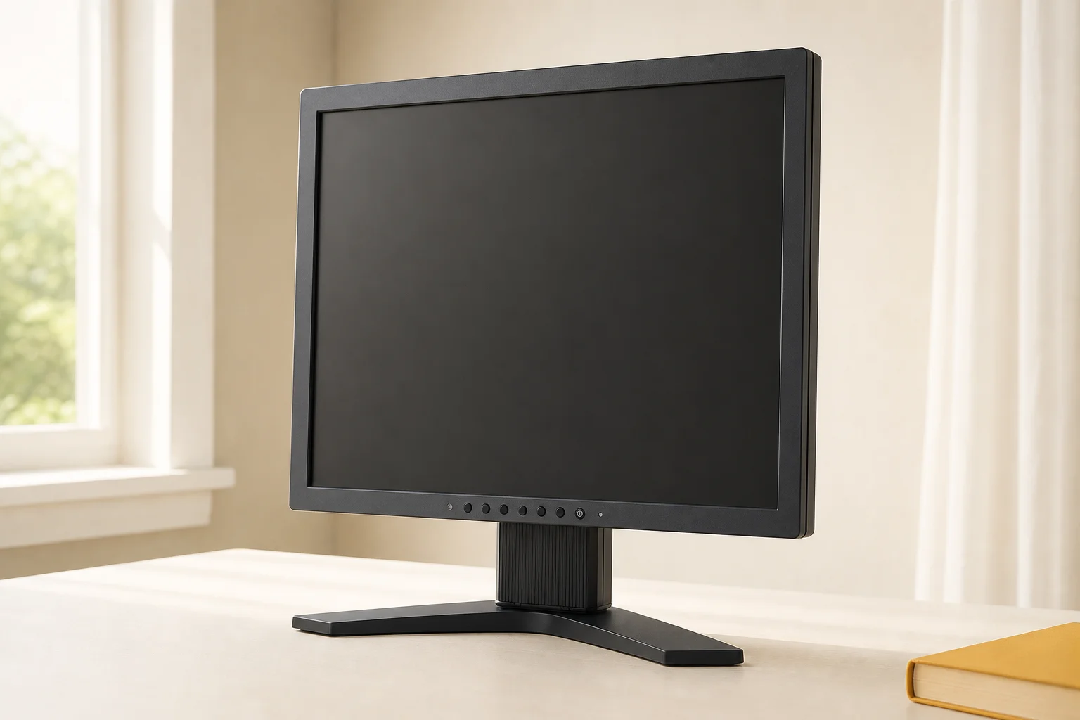 EIZO S1934-HBKの設置まわりを確認するイメージ