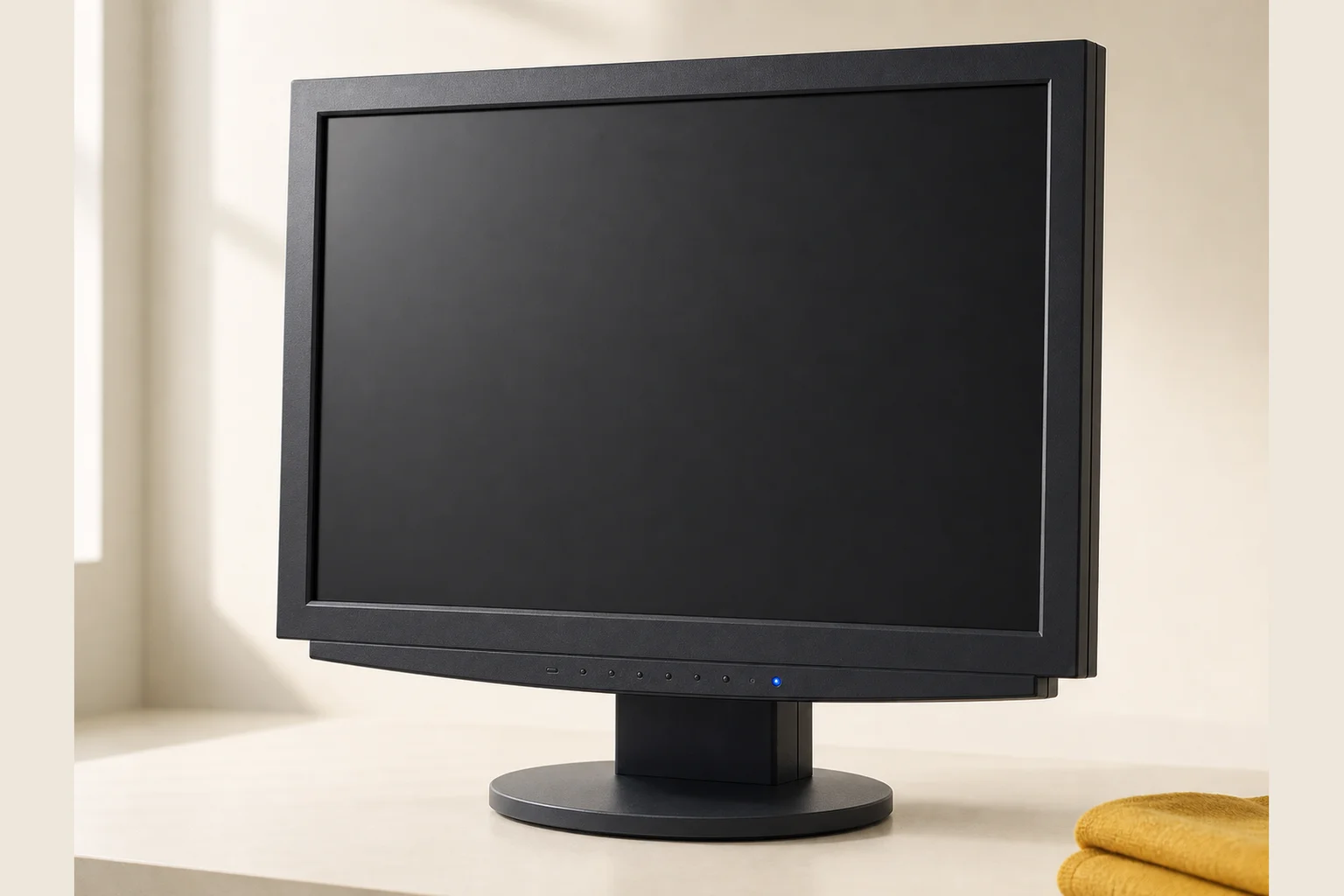 EIZO S2110Wの設置まわりを確認するイメージ