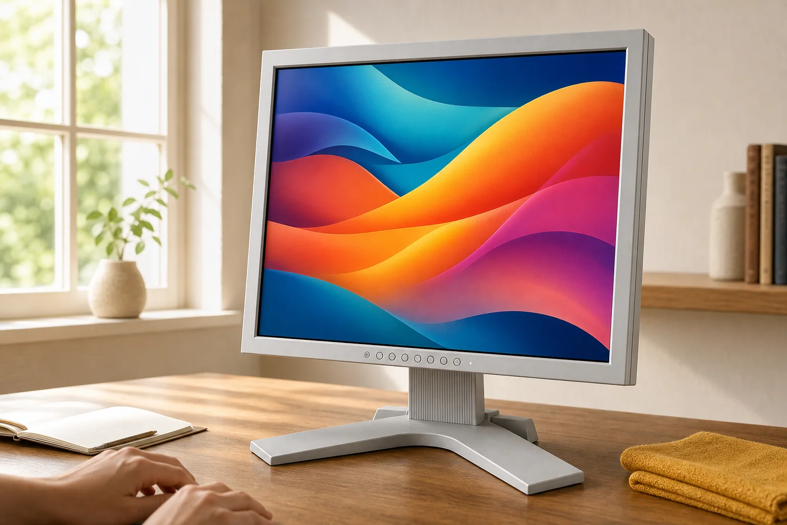 EIZO S2134を暮らしの中で使うイメージ