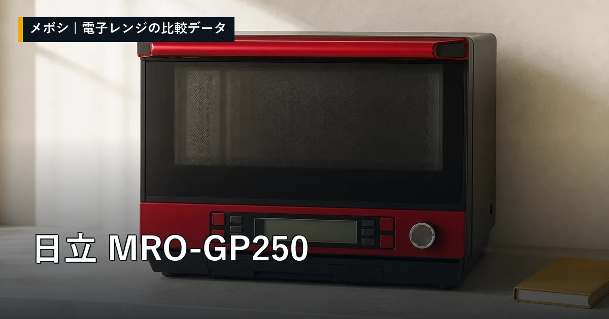 日立 MRO-GP250のレビューデータまとめ