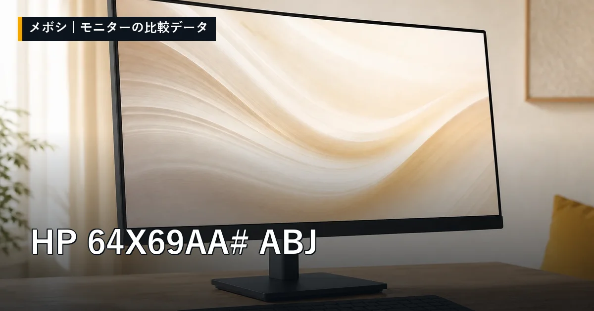 HP 64X69AA#ABJのレビューデータまとめ