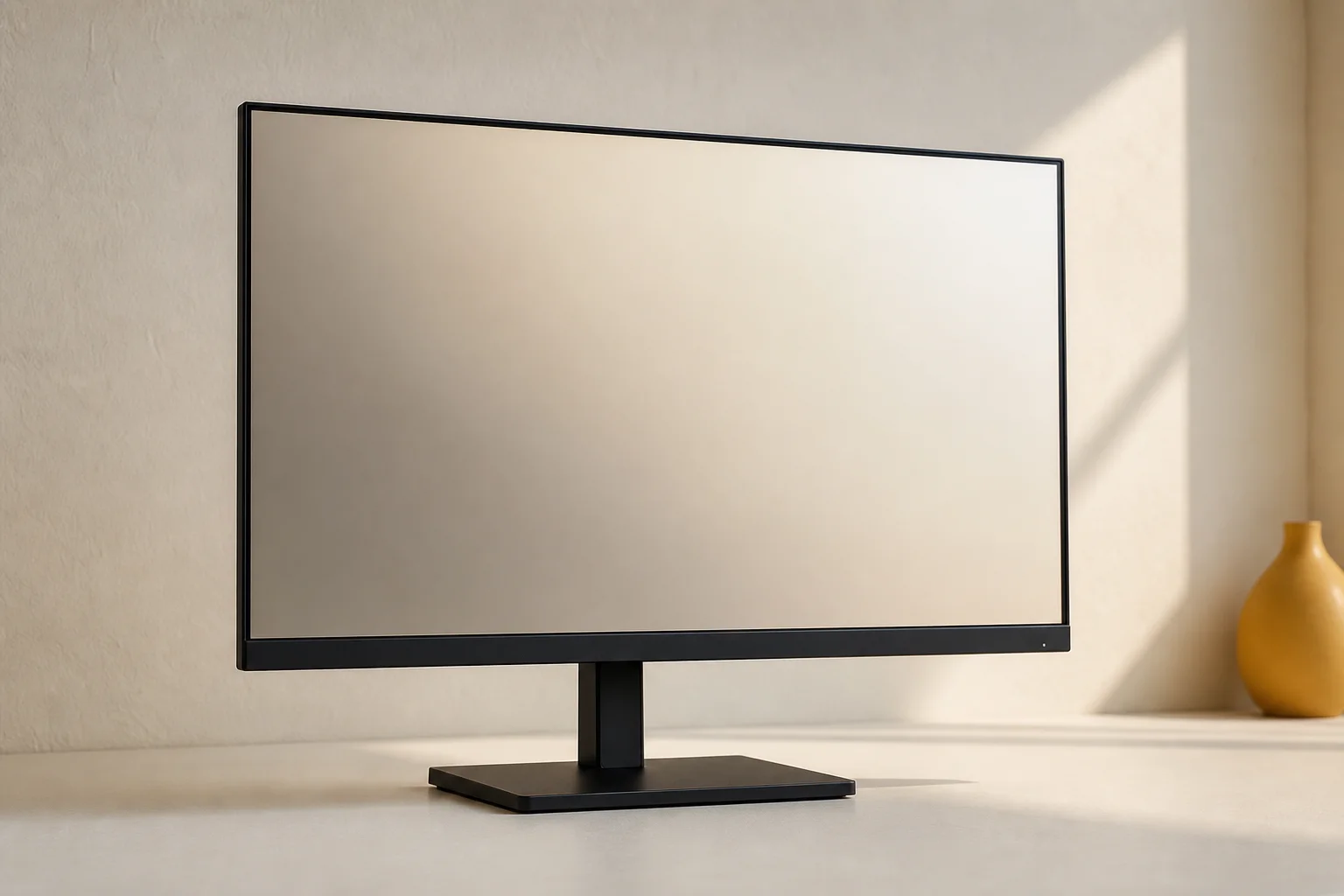 HP OMEN 25 360Hz FHDゲーミングディスプレイの設置まわりを確認するイメージ