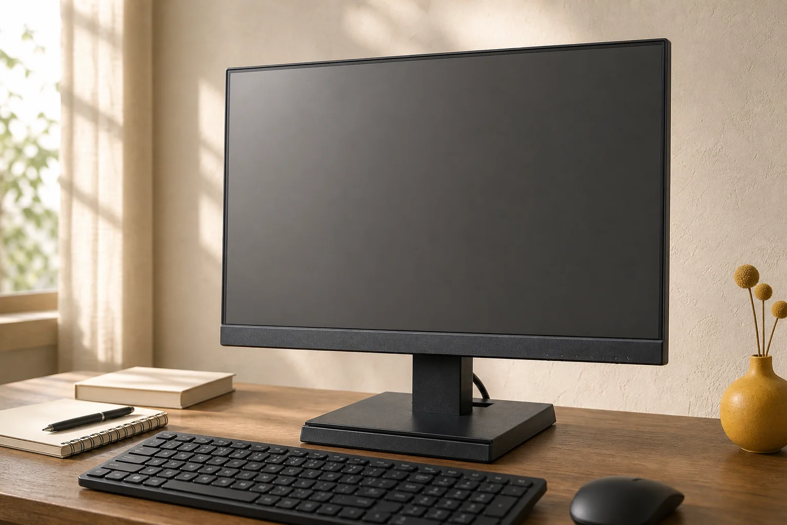 I-O DATA LCD-A221DB-AGの設置まわりを確認するイメージ