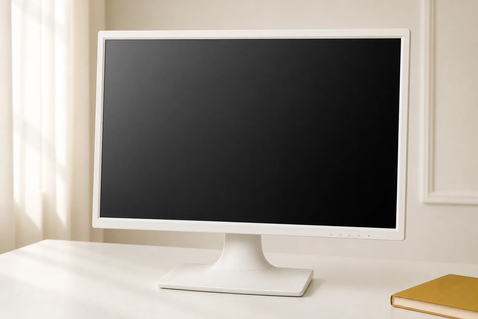 I-O DATA LCD-AD243EDSWの設置まわりを確認するイメージ