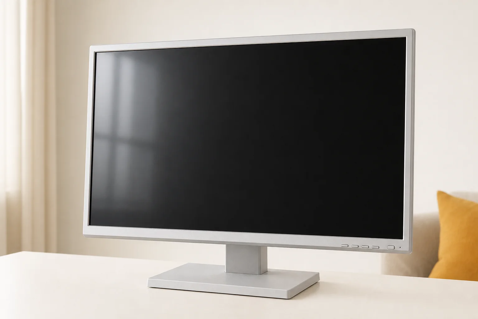 I-O DATA LCD-AH221EDB-Aの設置まわりを確認するイメージ