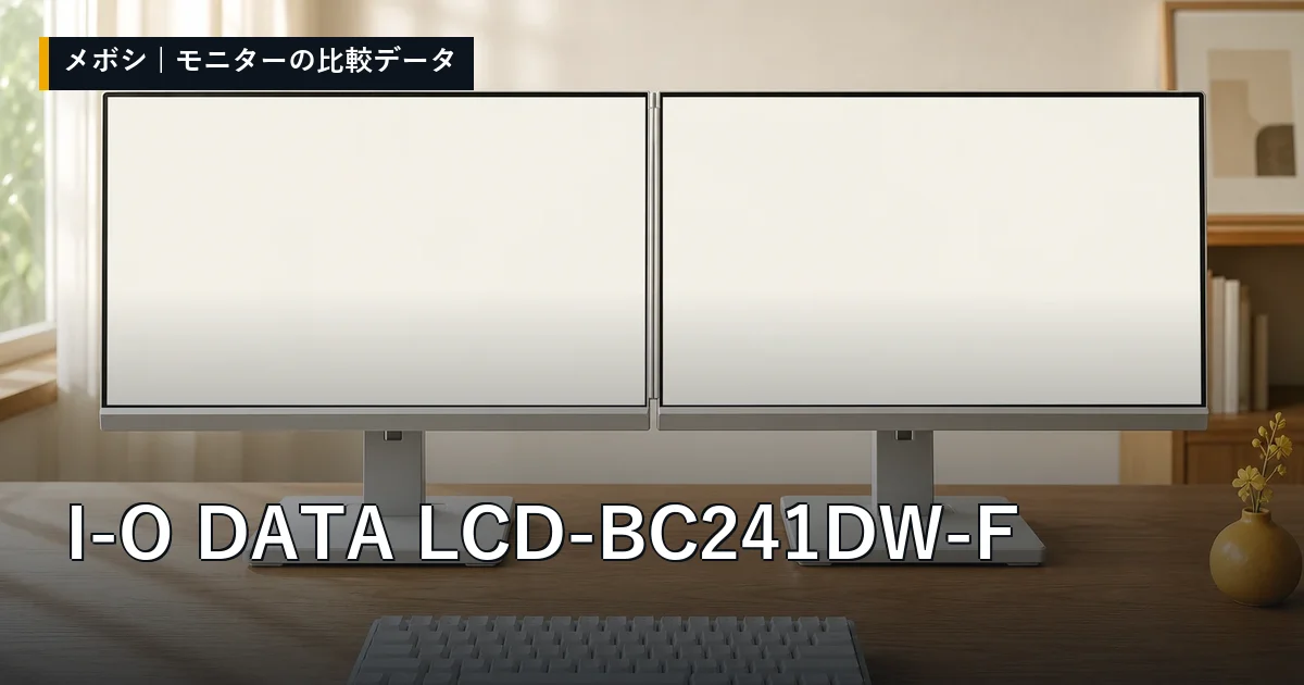 I-O DATA LCD-BC241DW-Fのレビューデータまとめ