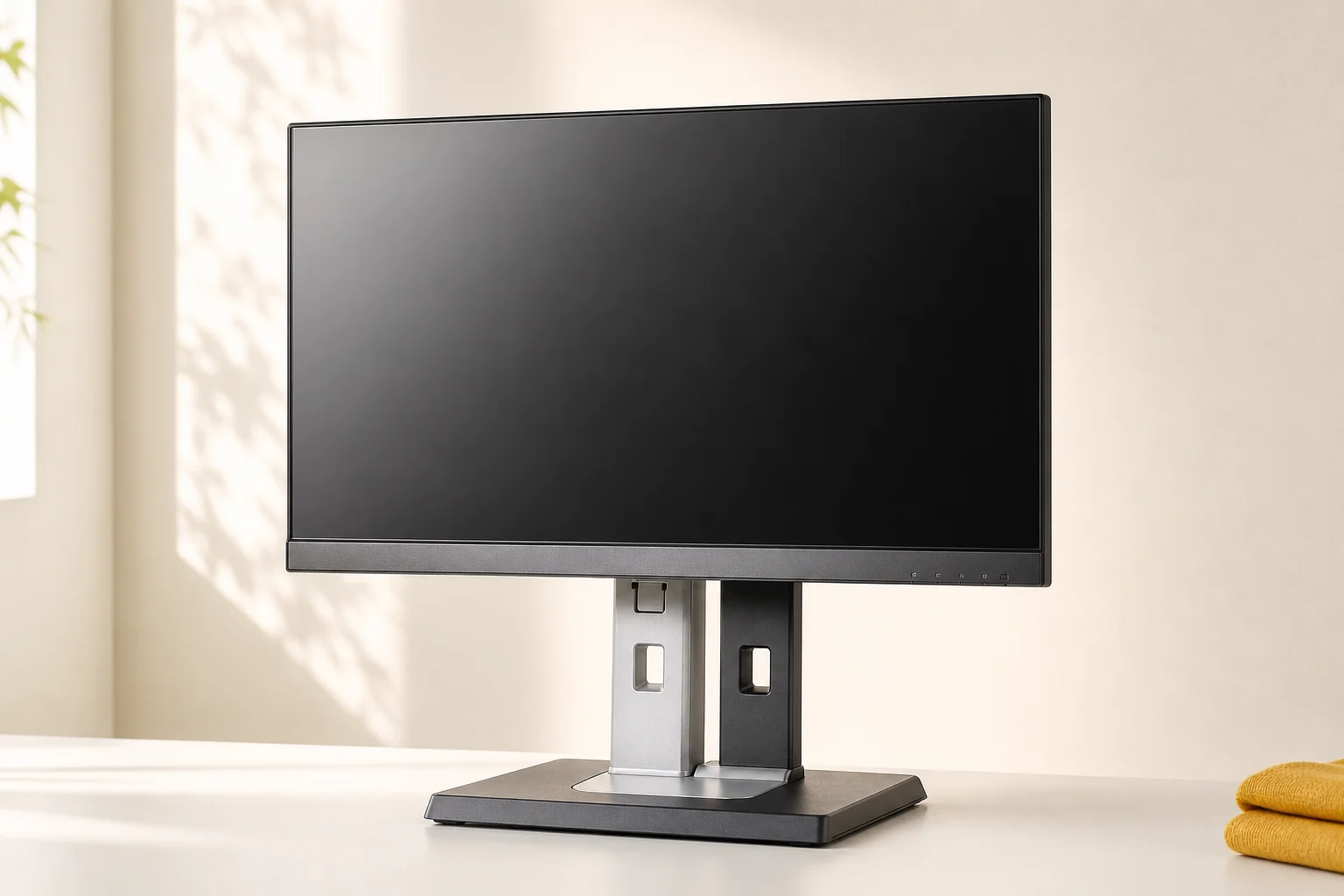 I-O DATA LCD-C221DW-F-AGの設置まわりを確認するイメージ