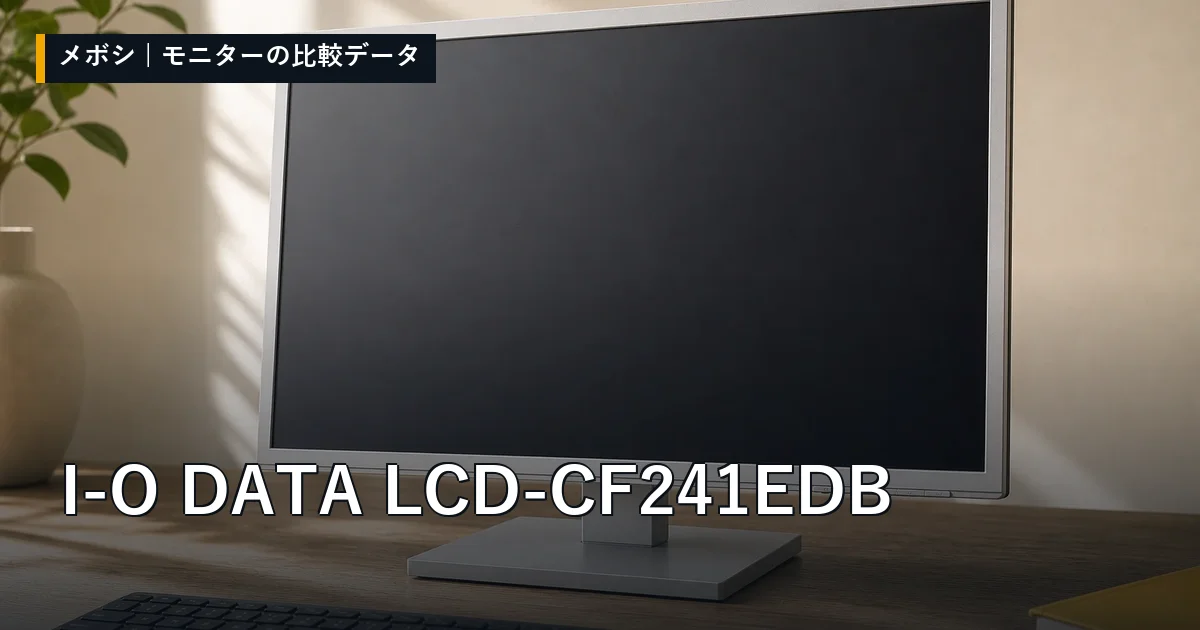 I-O DATA LCD-CF241EDBのレビューデータまとめ
