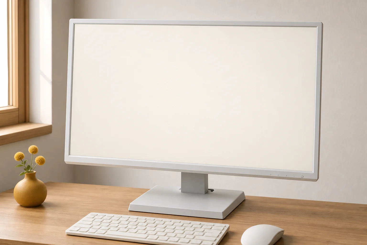 I-O DATA LCD-CF241EDWの設置まわりを確認するイメージ