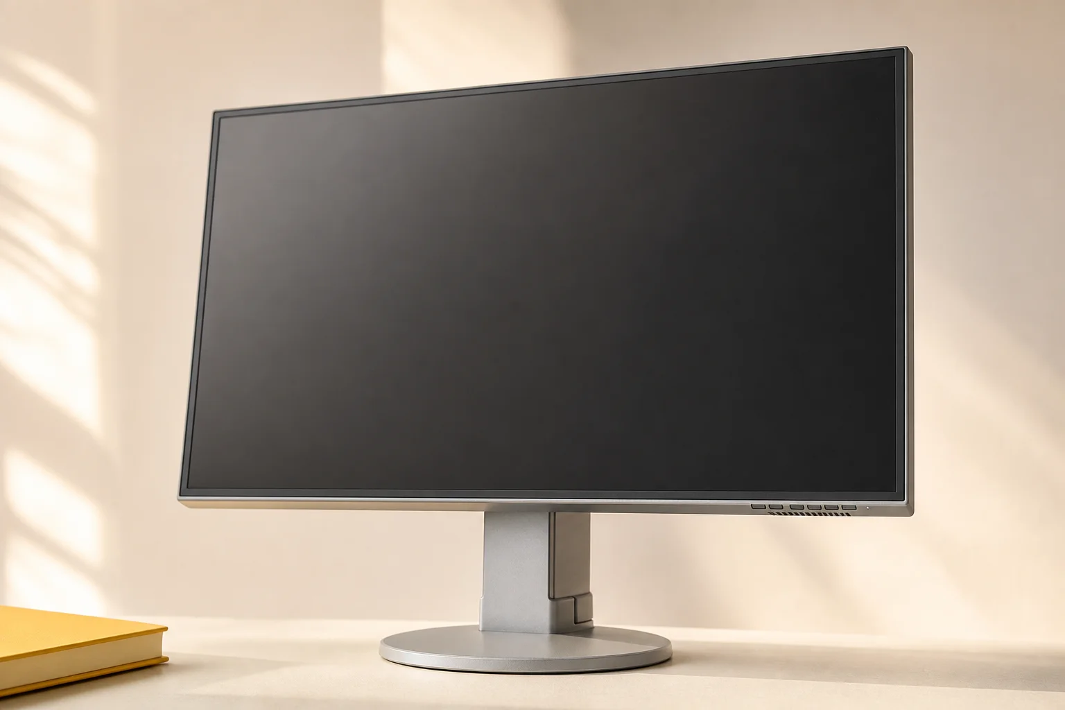 I-O DATA LCD-CF271EDB-Fの設置まわりを確認するイメージ