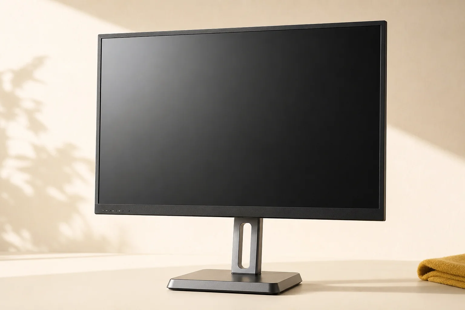 I-O DATA LCD-D221SV-Fの設置まわりを確認するイメージ