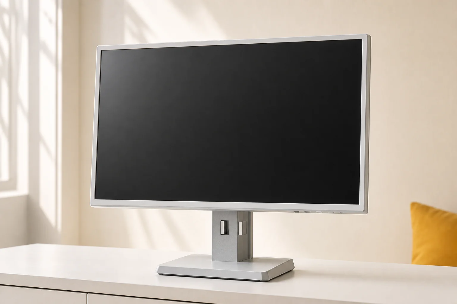 I-O DATA LCD-DF221EDW-F-AGの設置まわりを確認するイメージ