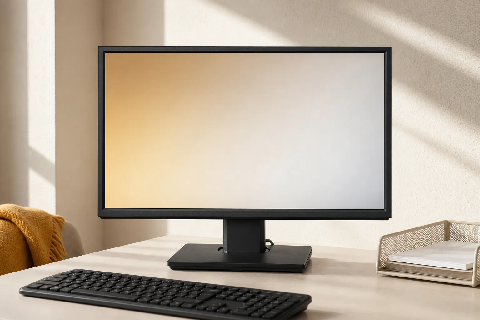 I-O DATA LCD-DF241EDB-Fの設置まわりを確認するイメージ