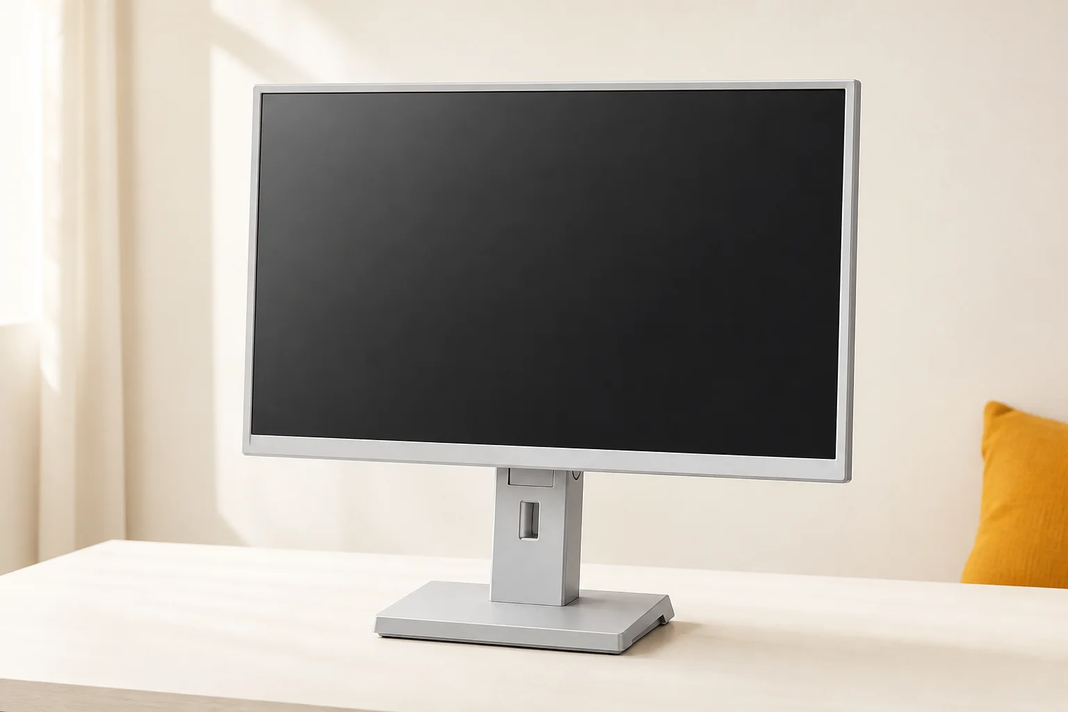 I-O DATA LCD-DF241EDW-F-AGの設置まわりを確認するイメージ