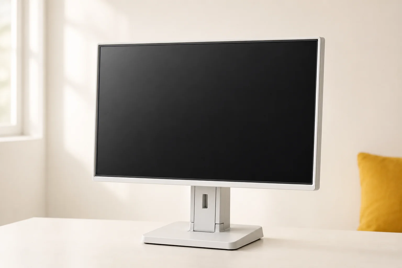 I-O DATA LCD-DF241EDW-Fの設置まわりを確認するイメージ