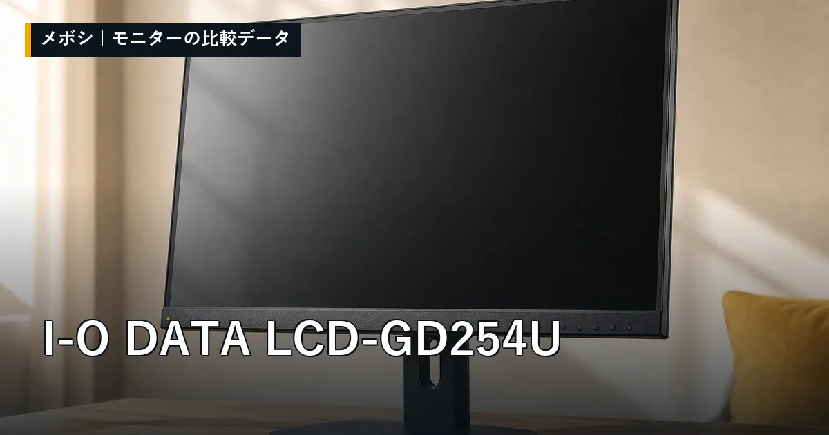 I-O DATA LCD-GD254Uのレビューデータまとめ