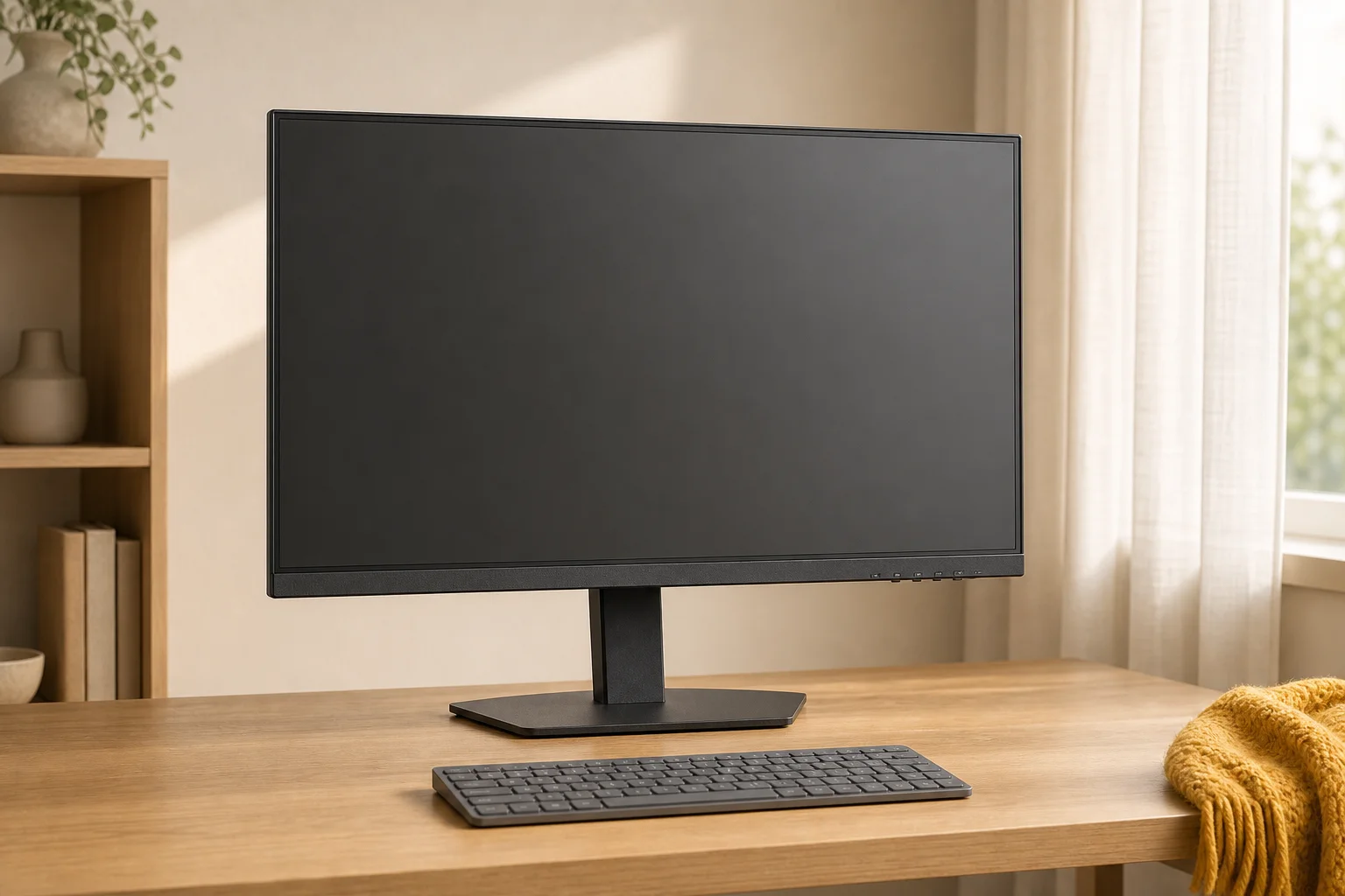 I-O DATA LCD-GDU271JADの設置まわりを確認するイメージ